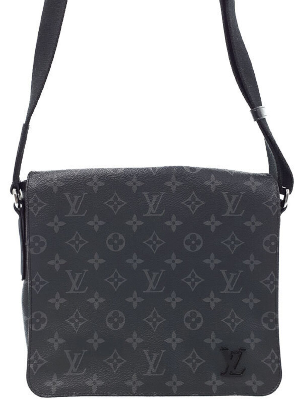 Louis Vuitton Monogram Eclipse Black District NM Shoulder Bag